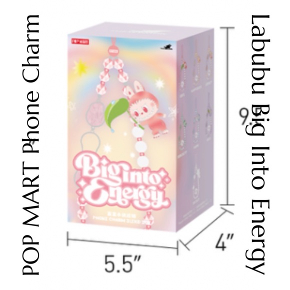 POP MART Accessories - POP MART - Labubu Big Into Energy - Phone Charm Blind Box - Single Blind Box